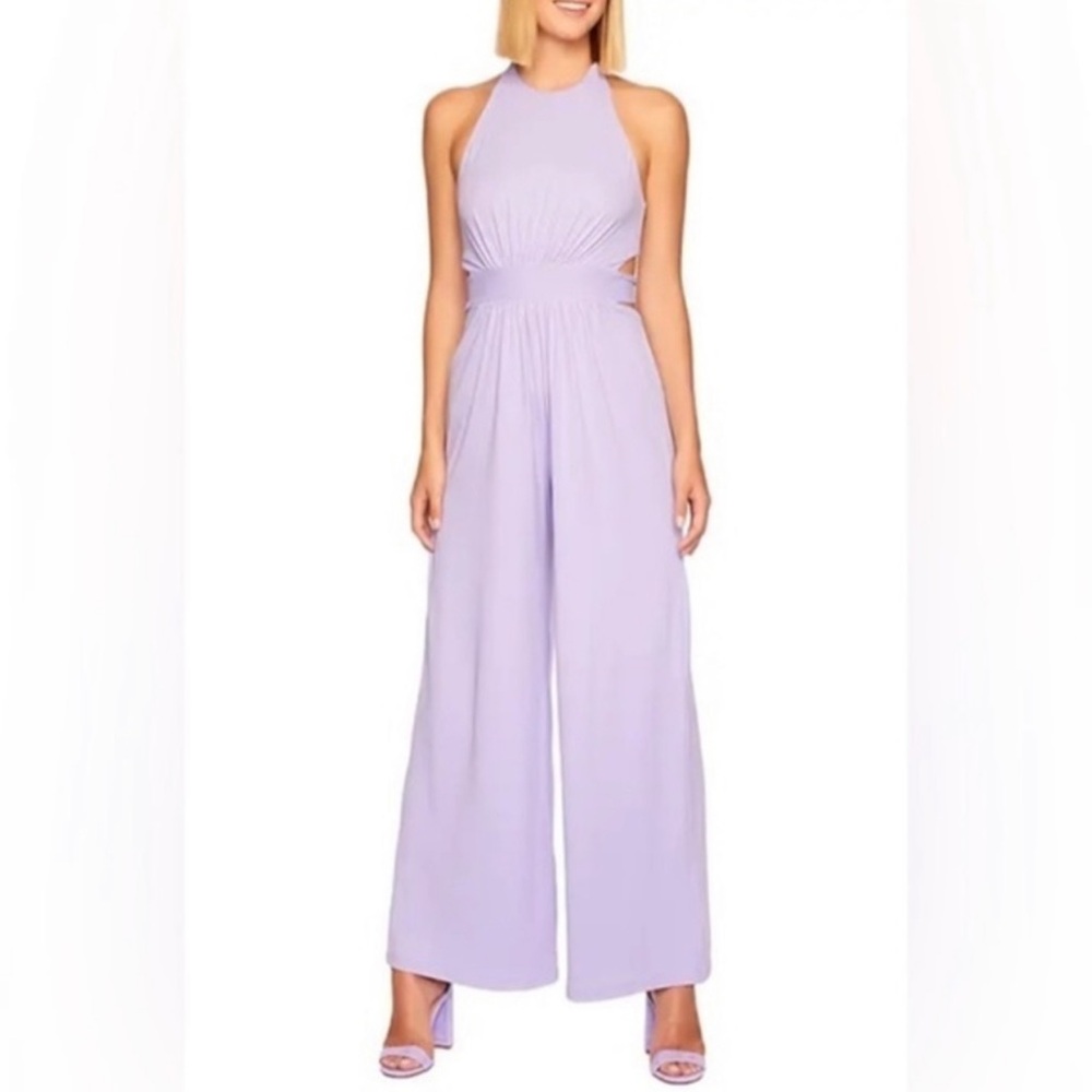 SUSANA MONACO NWT SWEET LAVENDER HALTER JUMPSUIT SIZE SMALL $288 RETAIL SOLD OUT